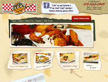 Tablet Screenshot of flagcitypizza.com